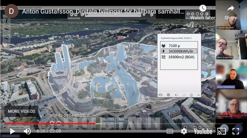 Anton Gustafsson, Digitala tvillingar för hållbara samhällen och städer.