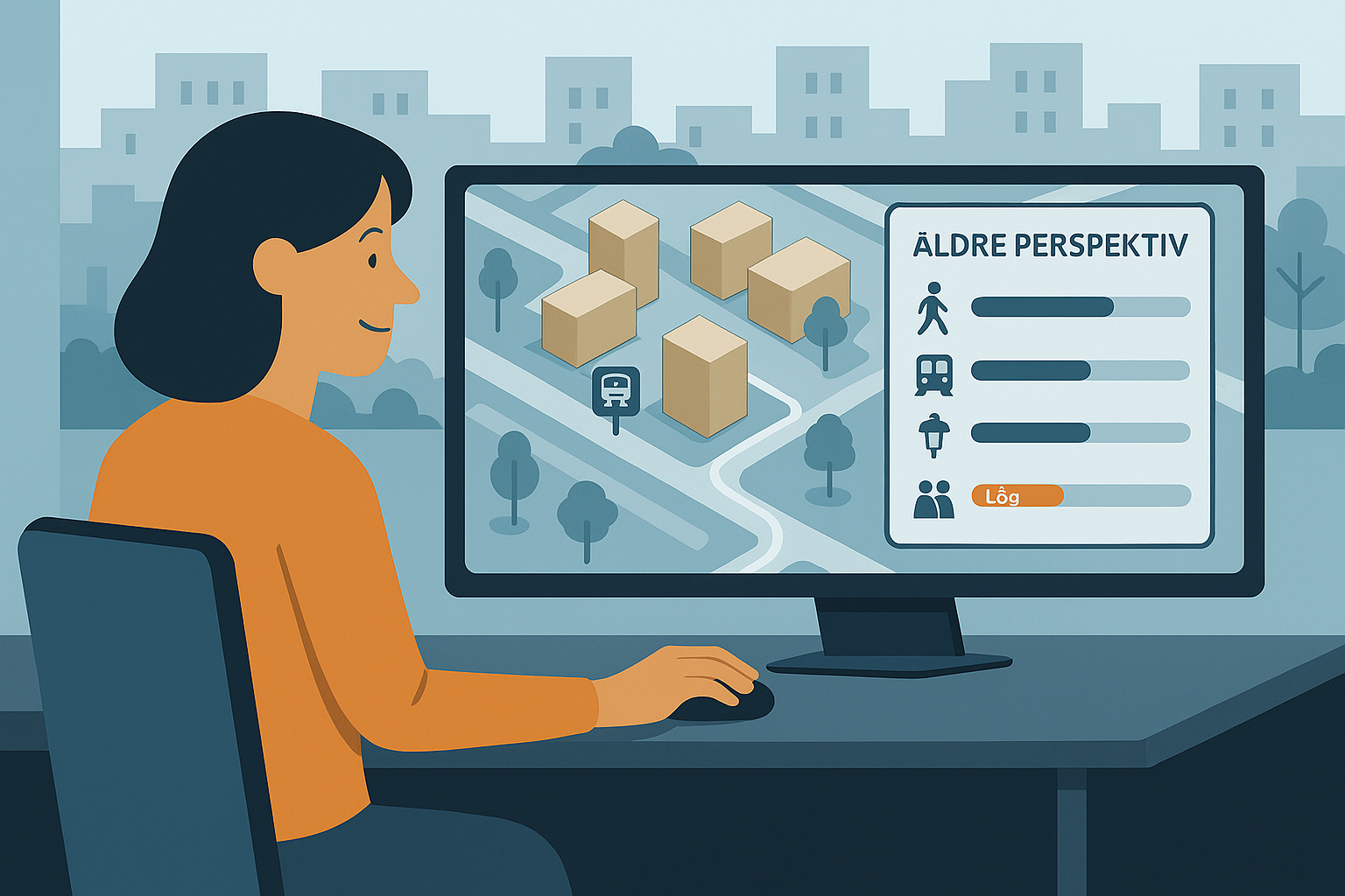 Användarfall: Äldres perspektiv i stadsplaneringen