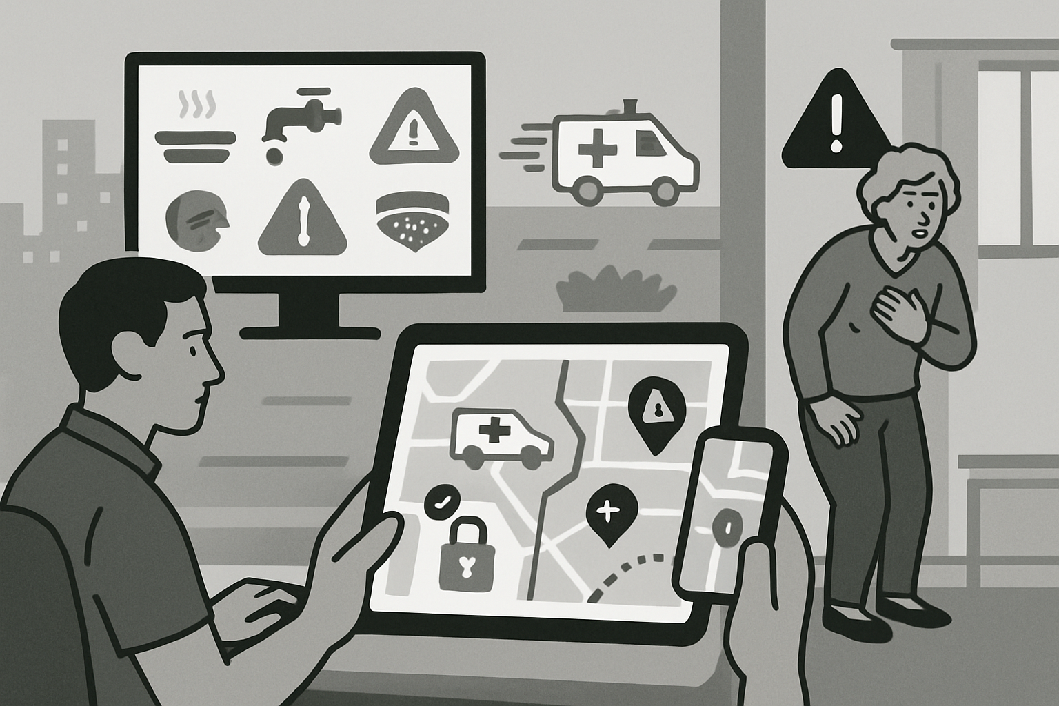 Användarfall: Effektiv larmhantering och resursoptimering inom äldrevården