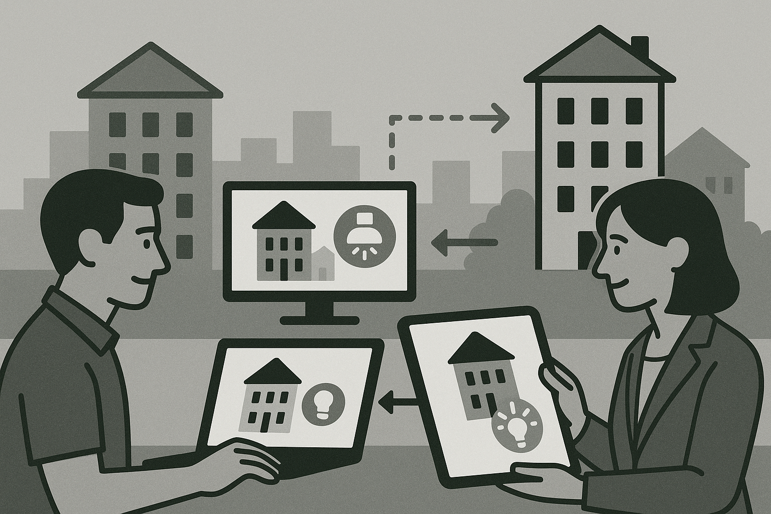 Användarfall: Effektivisera och samordna fastighetsunderhåll över bolagsgränser