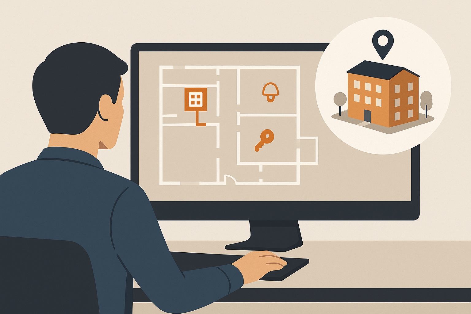 Användarfall: Hitta i fastigheten samt undvik bomkörningar