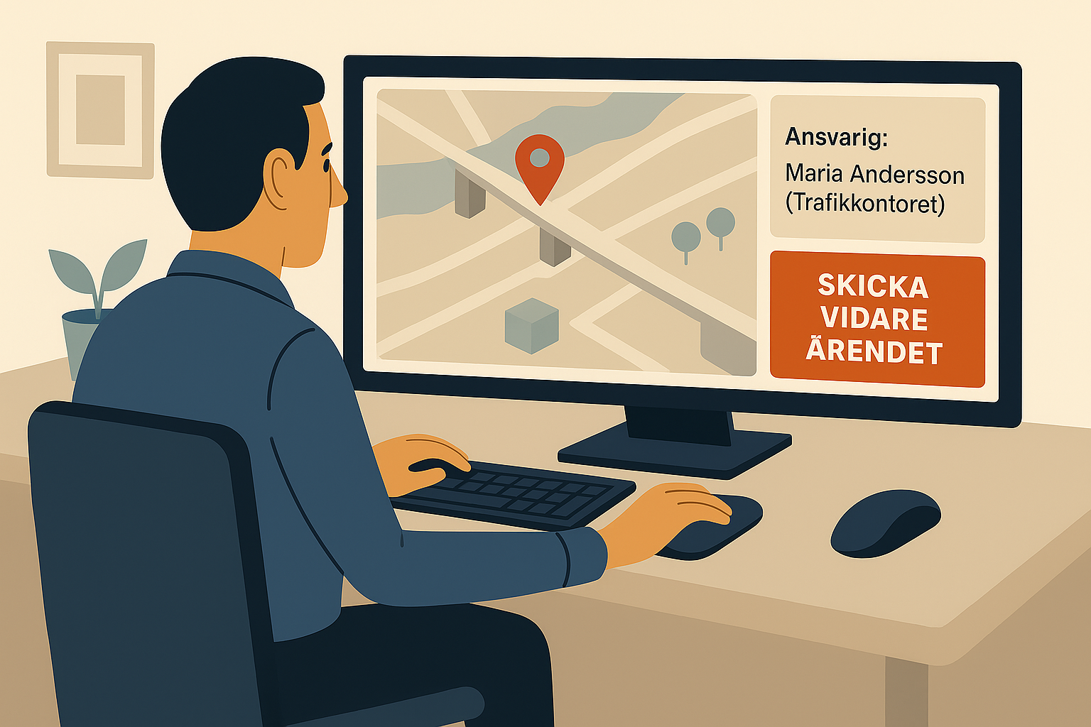 Användarfall: Snabbare ärendefördelning hos kommunens kontaktcenter