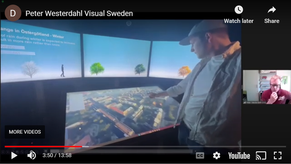 Peter Westerdahl berättar om Visuella digitala tvillingar av städer.